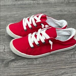 Red women Sneakers